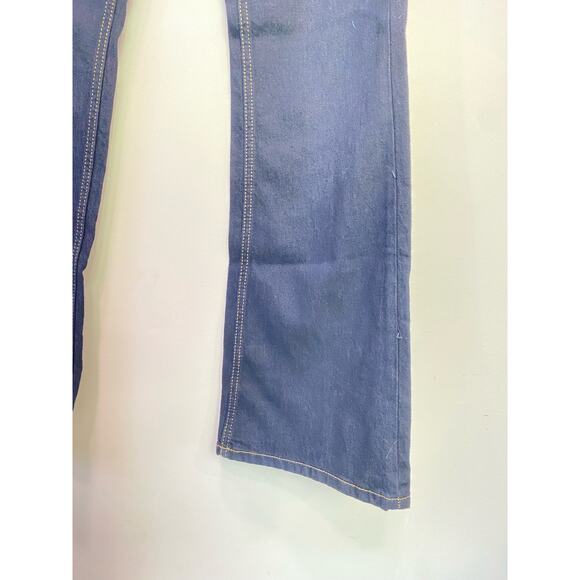 NWT Urban Outfitters 25us /90's Boot Cut Black Noir Color-Dark Blue  Flare - Picture 6 of 7